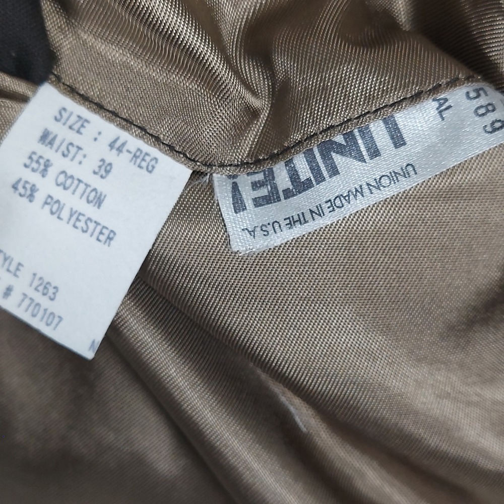 Brooks Brothers Sport Coat Taupe 2 Button Blazer 44R Cotton Blend Union Made USA - Picture 6 of 13